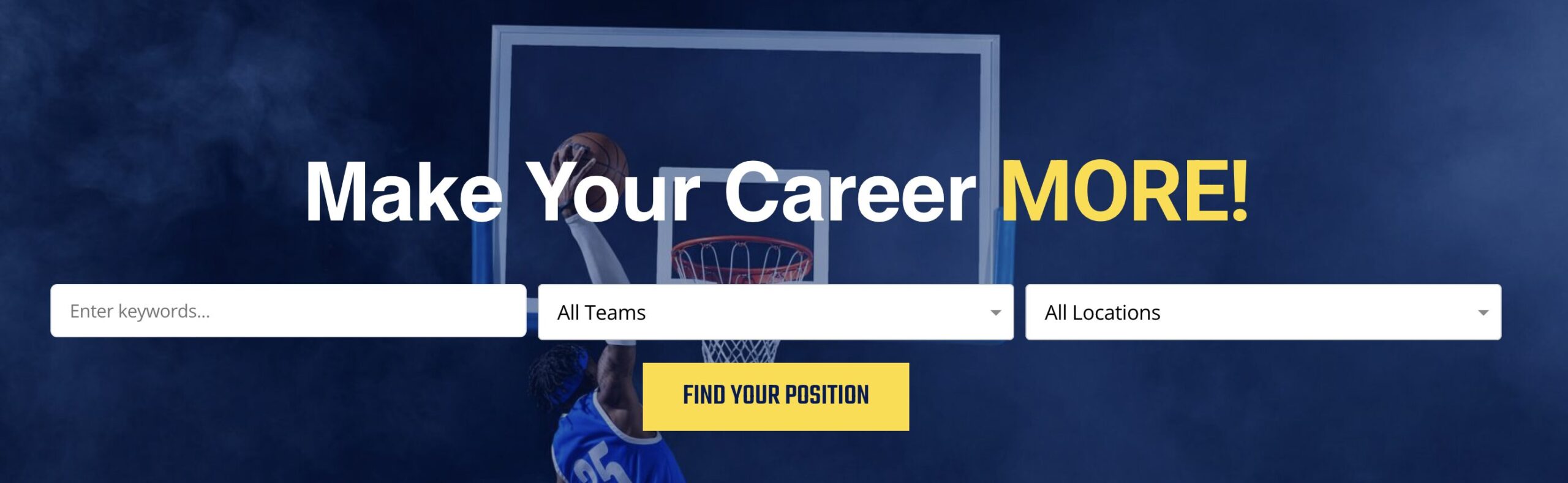 FanDuel Careers Search Form